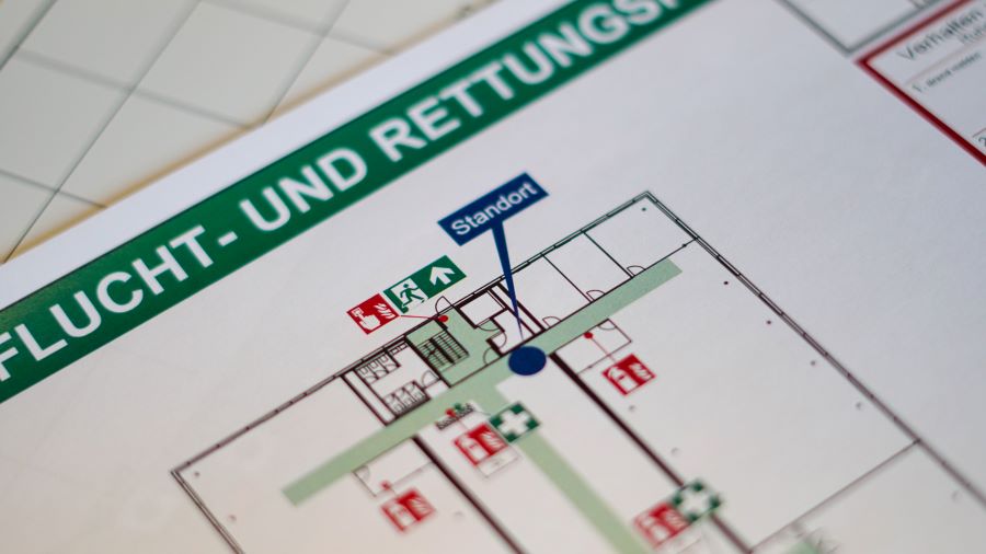 Flucht- und Rettungsplan